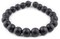 The Bead Chest Natural 20mm Wooden Beads in Grey - Dark for Jewelry Making – Round Loose Wood Spacer Beads I Approximately 20 Beads